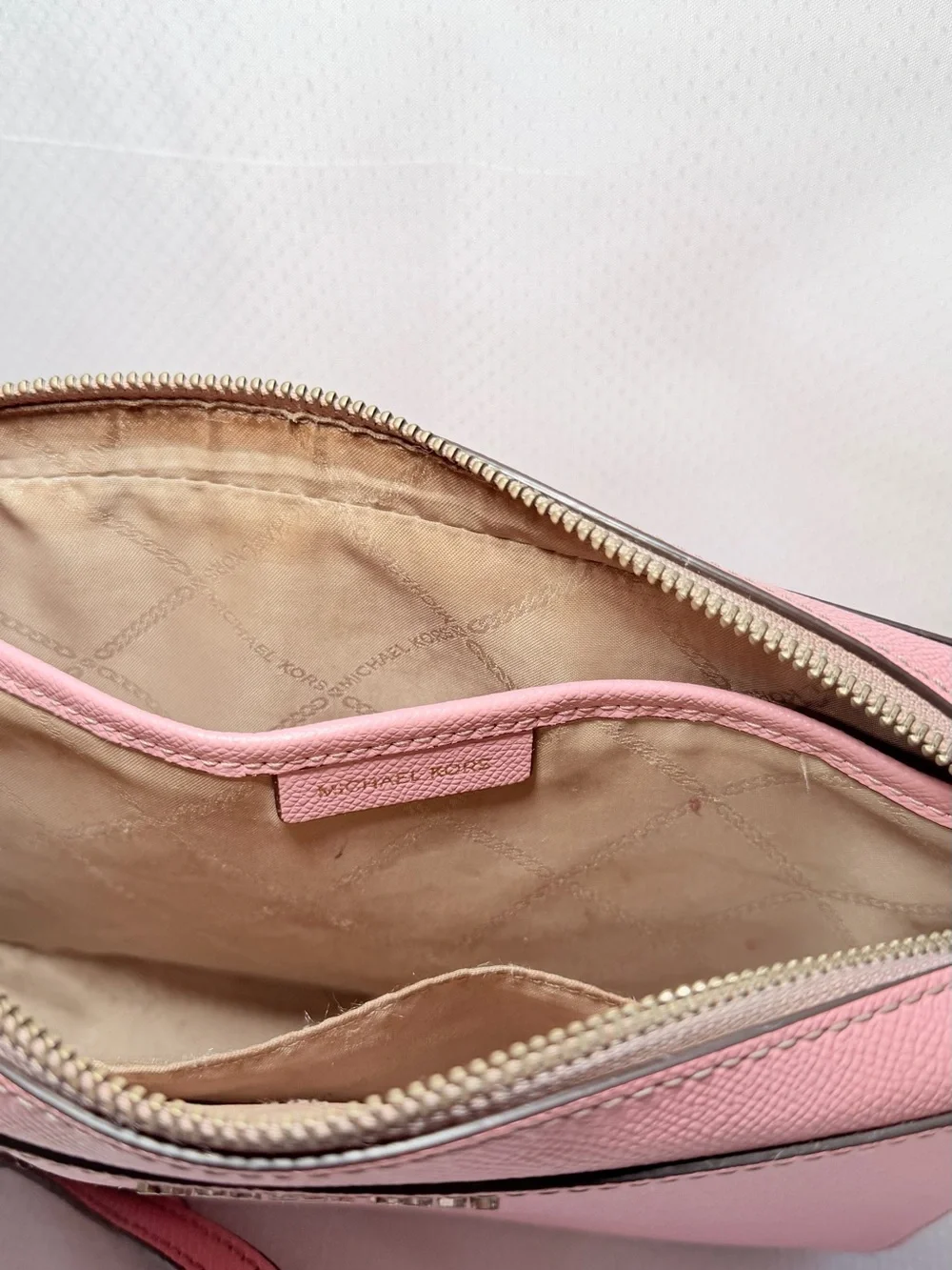 Michael Kors Blush Pink Saffiano Crossbody Bag